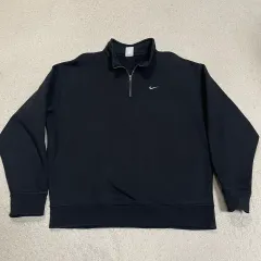 ナイキ ソロスウッシュ ハーフジップ スウェット 起毛 XXL 110
