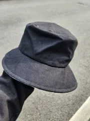 ブラック コットン バケットハット