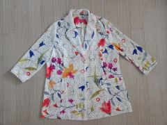【極美品・未使用】BENETTON ベネトン 高級ジャガード 花柄 ジャケット 極美品・未使用】BENETTON ベネトン 高級ジャガード 花柄 ジャケット