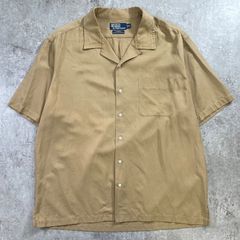 ラルフローレン caldwell ポニーなし シルク コットン ベージュ L