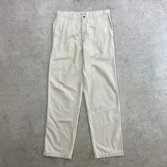 COLUMBIA コロンビア コットン アウトドアパンツ メンズW32 古着 ワークパンツ ホワイトベージュのサムネイル
