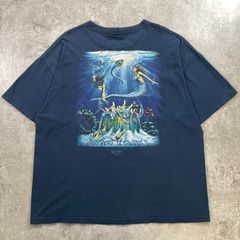 80s シングルステッチ Tシャツ サメ シャーク モントレーベイ水族館 L