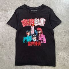90s◇幽遊白書【L】ヴィンテージ アニメTシャツ/浦飯幽助 飛影 蔵馬 