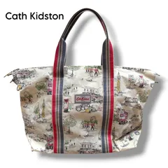【Cath Kidston】ロンドン柄 ポーチ付き　2wayトートバッグ、ボストンバック（ショルダー・ハンドバッグ）