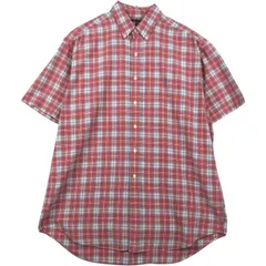 古着 ラルフローレン Ralph Lauren BLAKE 半袖 ボタンダウン チェックシャツ メンズL相当/eaa640950