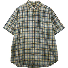 古着 00年代 ラルフローレン Ralph Lauren POLO JEANS COMPANY 半袖 ボタンダウン チェックシャツ メンズXL相当/eaa640952