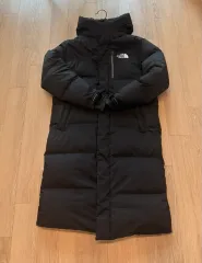 THE NORTH FACE ザノースフェイス ブラック ダウンジャケット ロング丈
