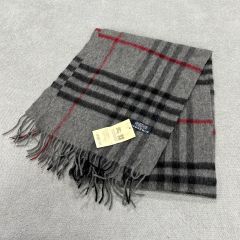 未使用タグ付 バーバリーズ カシミヤ100% マフラー イングランド製