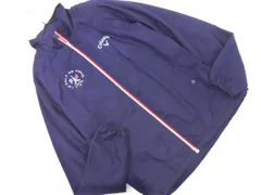 Callaway キャロウェイ ゴルフウェア ジップアップ 2WAY トラック ジャケット sizeM/濃紺 ■◇ レディース