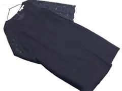 UNTITLED アンタイトル 袖 レース Iライン ワンピース size1/濃紺 ■◇ レディースのサムネイル
