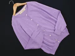 Afternoon Tea アフタヌーンティー ニット カーディガン sizeM/紫 ■◇ レディースのサムネイル
