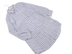 COMME CA DU MODE コム サ デ モード ストライプ ブラウス シャツ size9/青 ■◇ レディース