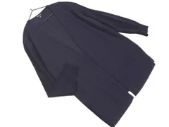 INDIVI インディヴィ ロング カーディガン size38/紺 ■◇ レディース