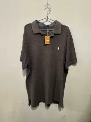POLO RALPH LAUREN ポロラルフローレン メンズ ポニーロゴ 刺繍 半袖 カラーTシャツ チャコール