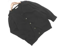 NOMBRE IMPAIR ノンブルアンペール Vネック カーディガン sizeF/黒 ■◇ レディースのサムネイル