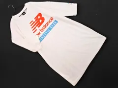 New Balance ニューバランス スウェット ロゴ プリント ワンピース sizeS/白 ■◇ レディース