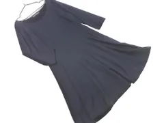 green label relaxing グリーンレーベルリラクシング ユナイテッドアローズ Aライン ワンピース 濃紺 ■◇ レディースのサムネイル