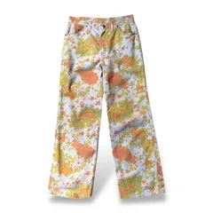 1970's VINTAGE 【WRANGLER】 FLOWER PATTERN FLARE PANTS / MADE IN USA / 70年代 ラングラー 花柄 フレア パンツ ヴィンテージ ヒッピー アメリカ製