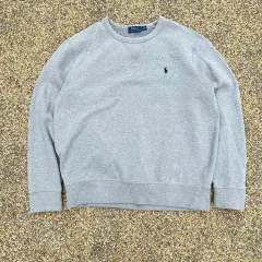 ポロ(POLO RalphLauren) グレー クルーネック スウェット