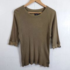 00s old stussy サーマル ロンT ボーダー - メルカリ