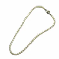 ノーブランド品 ネックレス アクセサリー 真珠 パール 5mm 白 ホワイト ■GY11 /MQ