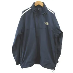 ザノースフェイス THE NORTH FACE ナイロンジャケット M 紺 ネイビー 長袖 スタンドカラー 肩ライン /NP ■GY99