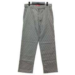 美品36 Supreme Work Pant White Houndstooth - メルカリ