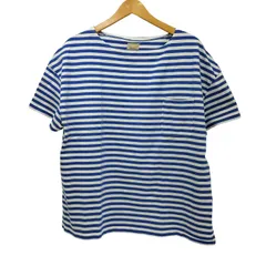 サンカ Sanca ボートネック ルーズフィット ボーダーTシャツ ポケT メンズ JPN：2 のサムネイル