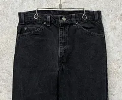 90’s【USA製】【ビンテージ】【LEVI'S】【リーバイス５０５】505【黒】【デニムパンツ】ブラックデニム【33×34】 EE2802-5