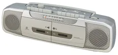 【動作確認済】【中古】本体のみ コイズミ ダブルラジカセ SAD-1230S シルバー系 2012年製のサムネイル