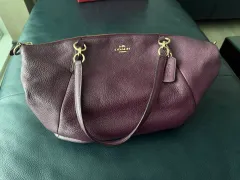 COACH ケルシー サッチェル バーガンディ