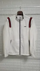 XL FILA フィラ 白 バイカラー 00's オールドスクール ウーブン ウィンドブレーカー XLのサムネイル