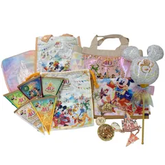 186001 現状品 ディズニーリゾート 40周年 DREAM-GO-ROUND グッズ 13点まとめ売り