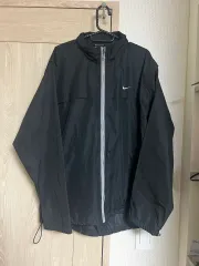 00s 日本 NIKE ソロ スウッシュ オールドスクール ブラック ウィンドブレーカー