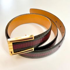 未使用□デッドストック□OMEGA レザーベルト リザード 18mm 尾錠付き