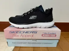 SKECHERS スケッチャーズ Flex Appeal ブラック レディーススニーカー ランニングシューズ トレッキングシューズ 出品
