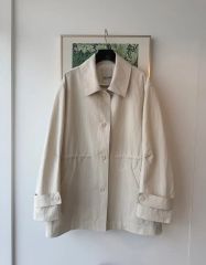 aere アエレ vintage satin coat アイボリー - メルカリ