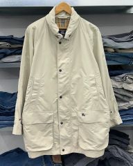 オーラリー 19AW ダブルフェイスチェック ステンカラーコート サイズ4