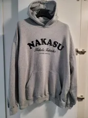 圧倒的バルーンフィット NAKASU オーバーサイズ フード Tシャツ (グレー)