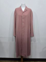 PRADA プラダ ロングシャツワンピース ピンク - メルカリ