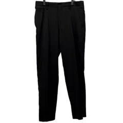 Yohji Yamamoto Pour Homme ウールギャバジン脇テープノータックテーパードパンツ サイドライン 側章 Archive 00sのサムネイル