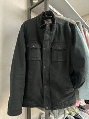 リーバイス 70602 中綿シャツジャケット L 黒 裏地キルティング 美品