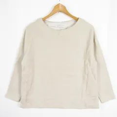 B&Y ユナイテッドアローズ BEAUTY&YOUTH ビューティー&ユース 起毛 カットソー 長袖 ウール ベージュ kz12779