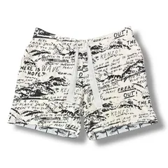 KENZO 総柄ハーフパンツ イージーショーツ ケンゾー ホワイト M （96757A0）のサムネイル