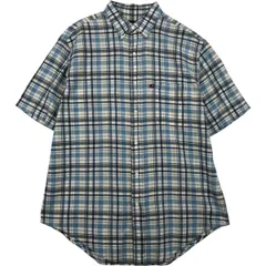 古着 ラルフローレン Ralph Lauren RALPH LAUREN JEANS CO 半袖 ボタンダウン チェックシャツ メンズM相当/eaa640961