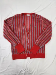 (100) ラコステ LACOSTE 80s ヴィンテージ ニット カーディガン