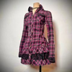 レア☆ Pink Mix ピンクミックス 制服風 ワンピース 姫ギャル チェック
