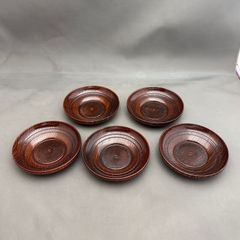山岸厚夫 荒挽根来 茶托5枚セット - メルカリ
