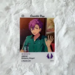 あんスタ エモカ 第2弾 乙狩 アドニス UNDEAD クリアカード（クリカ） インスタ風カード