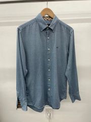 新品タグ付】BURBERRY BLACK LABEL麻100% 七分袖シャツM - メルカリ